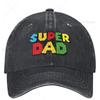 Бейсболка Super Dad, кепка для защиты от солнца на День отца, ретро-шляпа для дальнобойщика 2000 года, мужская и женская уличная одежда, защита от солнца, бейсболки