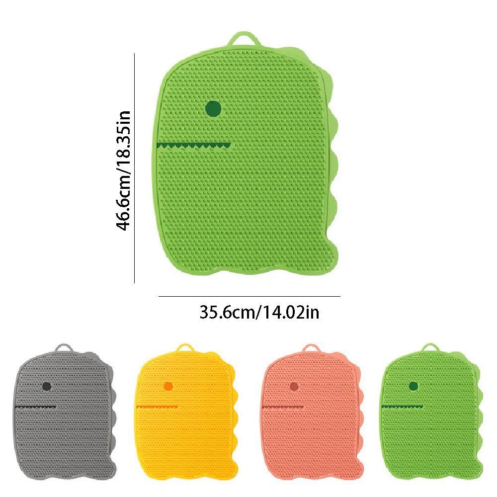 Suction Cup Exfoliating Foot Pad Dinosaur Shape Shower Foot Scrubber Personal Hygiene