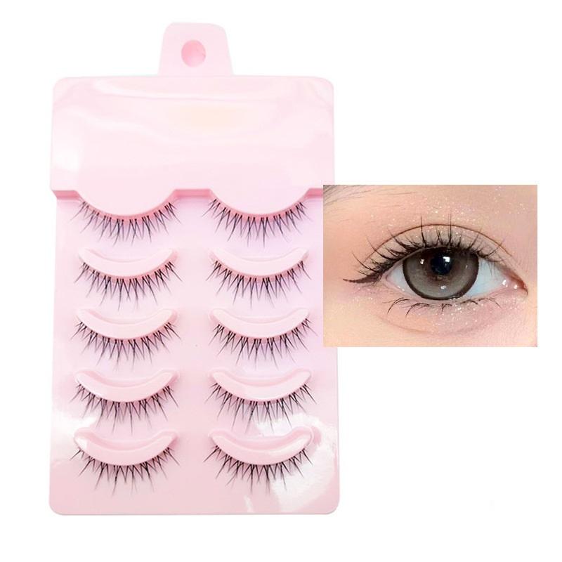 Manga Lashes Мягкие натуральные ресницы Густые накладные ресницы Manga Eyelashes Daily Dating Makeup Eyelashes Lashes Wispy