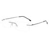 Anti-blue Light Rimless Prescription Glasses Men Women Titanium Myopia Glasses Short-sighted Eyeglasses Reading Glasses Eyewear