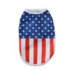 Летняя одежда для собак День Независимости Охлаждающая Дышащая Ткань Сетка Принт Жилет для Маленьких Средних Собак Кошек Чихуахуа Мопс Одежда