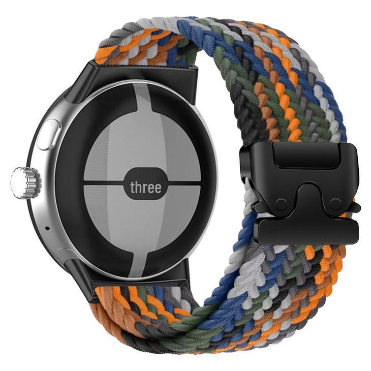 Плетеный нейлоновый ремешок для часов Paracord для Google 41MM/45MM