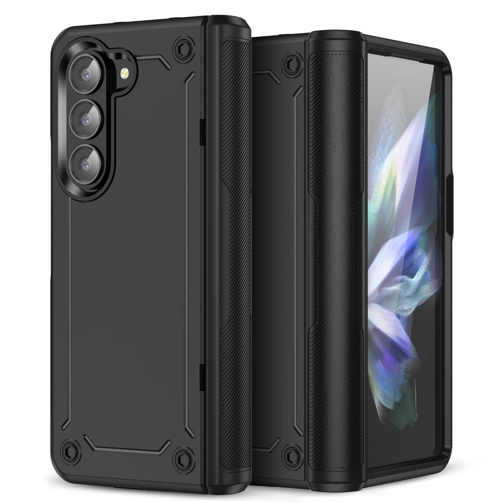 Прочный противоударный чехол Z Fold 5 6 5G для Samsung Galaxy Z Fold 6 5 fold6 Fold5 Двухслойный шарнирный чехол для телефона Funda Cases