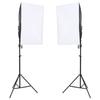 VidaXL 2x Professional Studio Lights Photography Equipment Lighting Background System Indoor Photo Taking 190243