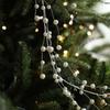 Clear Christmas Tree Beads Chain Artificial Merry Christmas Decoration  Home New Year Decor