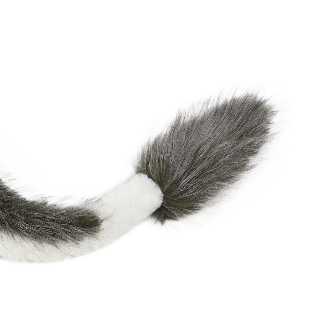 Plush dragon tail props, adjustable buckle belt, two-dimensional beast tail costume, Halloween party performance props