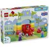 LEGO DUPLO Peppa Pig Grandpa Pig's Train Toy Set Educational Blocks for Kids Ages 1.5 to 4 Years