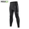 Wosawe Men's Cycling Pants Breathable Quick Drying BikeTights 3D Silicone Cushion Outdoor Sports Trousers