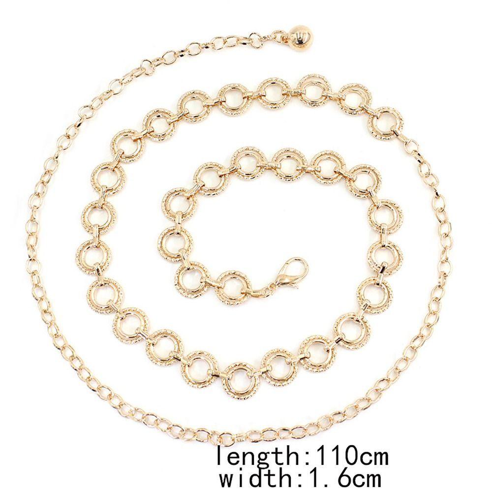 Adjustable Waist Belt Metal Women Skirt Corset Fashion Crystal Waist Chain Waist Chain Accessories