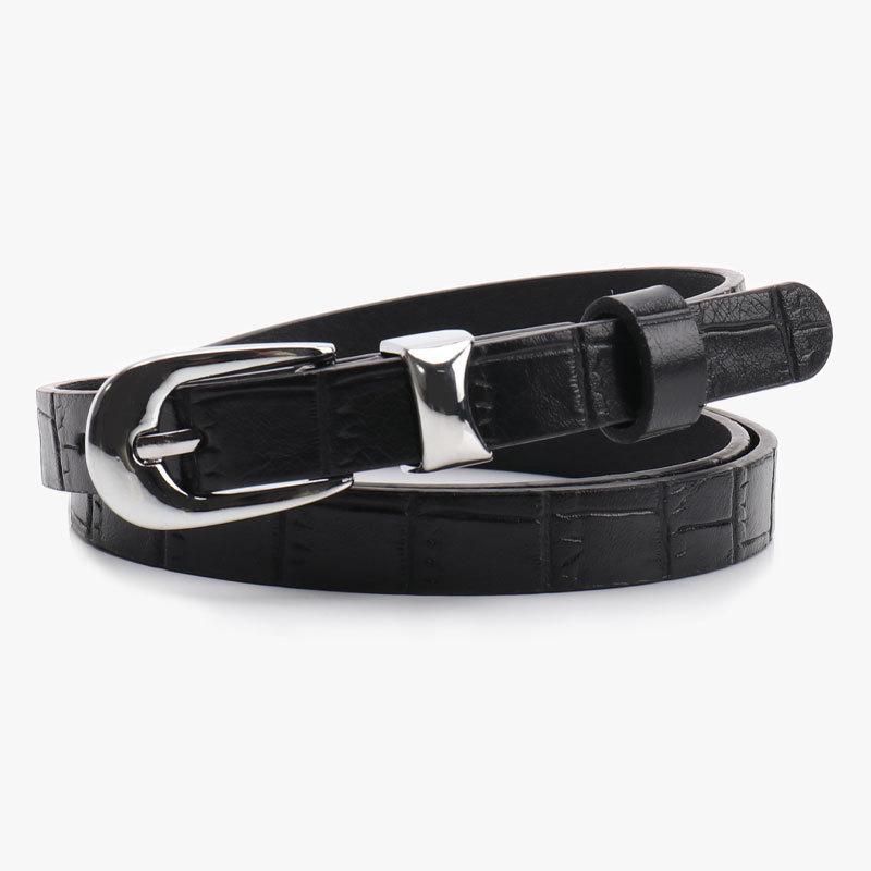 Highend Pu Leather Waist Belt With Textured Finish For Chic Office And Daywear