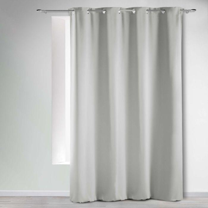 Rideau Occultant Grande Hauteur 135 X 280 Cm – Uni Perle – À Œillets