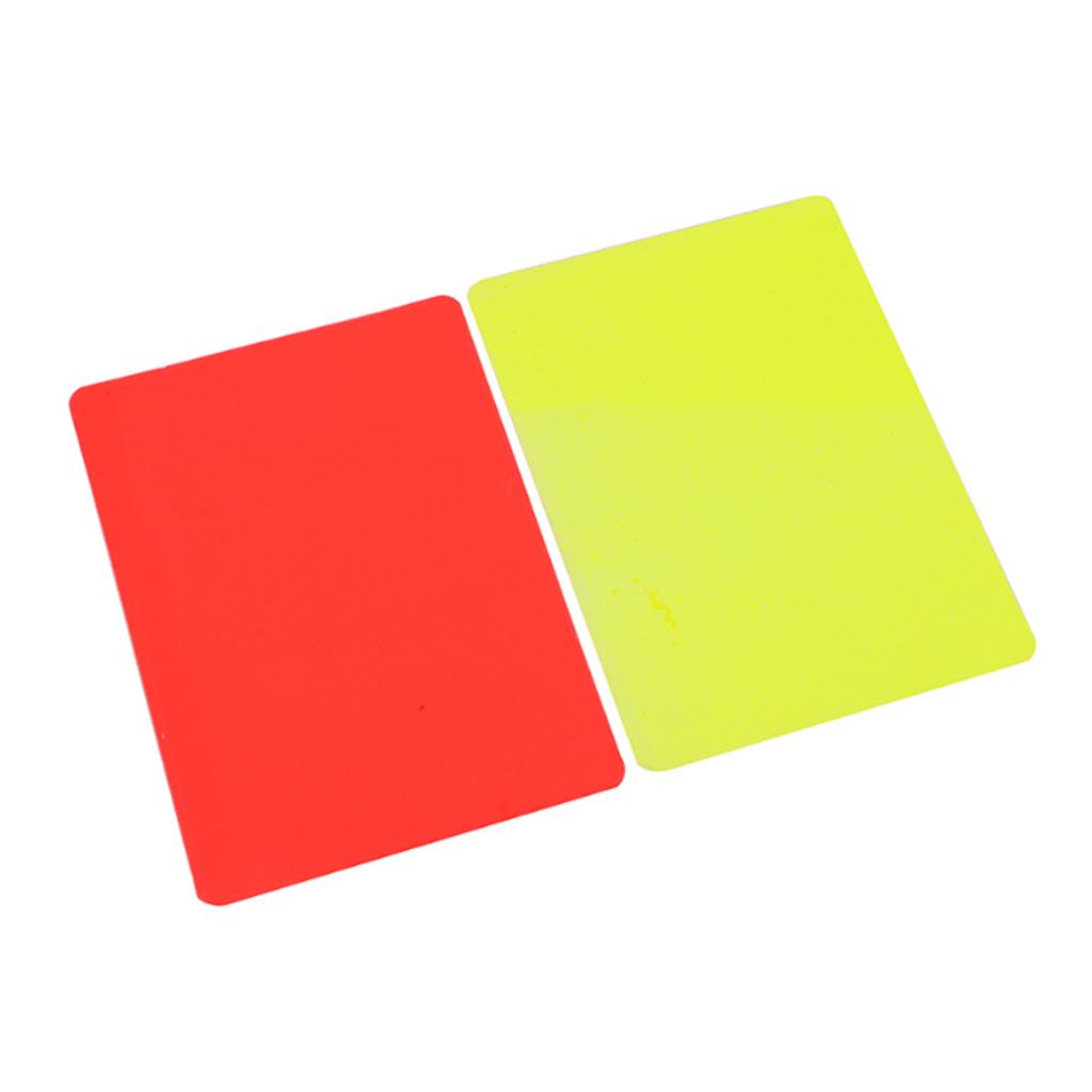 Referee Cards Set Football Referee Red and Yellow Cards with Whistle Lanyard Sports Ref Kits Score Book for Soccer