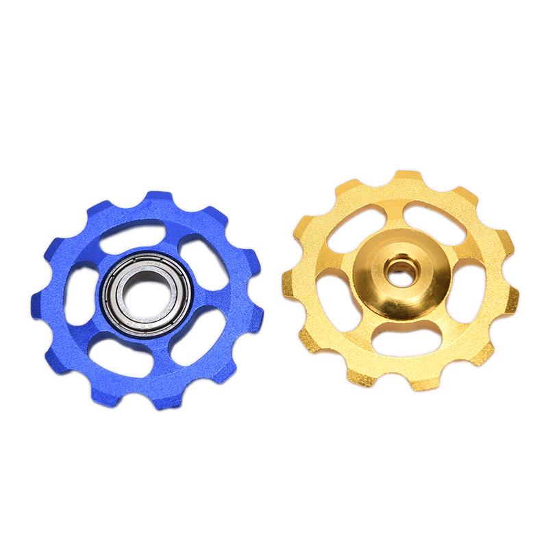 1 шт. сверхлегкий алюминиевый сплав велосипедный подшипник опорное колесо шкивы заднего переключателя передач
