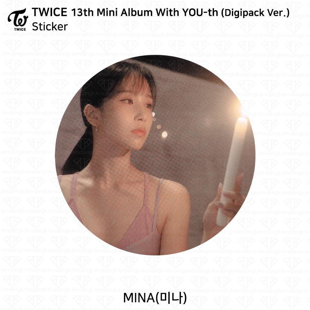 Twice 13-й мини-альбом с молодежной фотокарточкой YOU-th, постером, пленкой, стикером Mina KPOP K-POP
