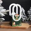 10pcs Paper Christmas Fruit Packaging Box Cute Xmas Eve Packaging Bag Christmas Gift Box  Chocolate