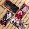 Chainsaw Man Anime Phone Case For Xiaomi 12 11T 10 9 Redmi Note 11 10 10S Pro Redmi 9 9A 8 Black PC Glass Phone Cover