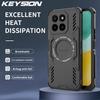 KEYSION Полый корпус с рассеиванием тепла для HONOR X7c X6c X8c Магнитное охлаждение Ударопрочная задняя крышка телефона для Honor 200 Smart 5G