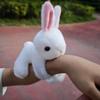 Плюшевые кролики Наручные браслеты-хлопушки для детей Плюшевые животные Наручные браслеты-щелчки Оптом Браслеты на запястье с кроликами Подарки для вечеринок
