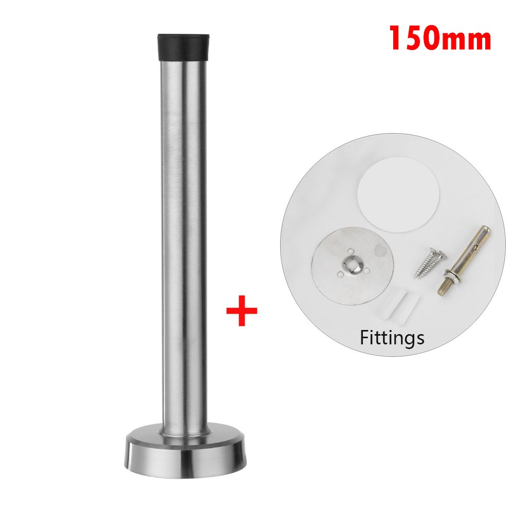 Stainless Steel Prevent Collision Thickened Rubber Stop Holder Catch Door Door Stopper Buffer