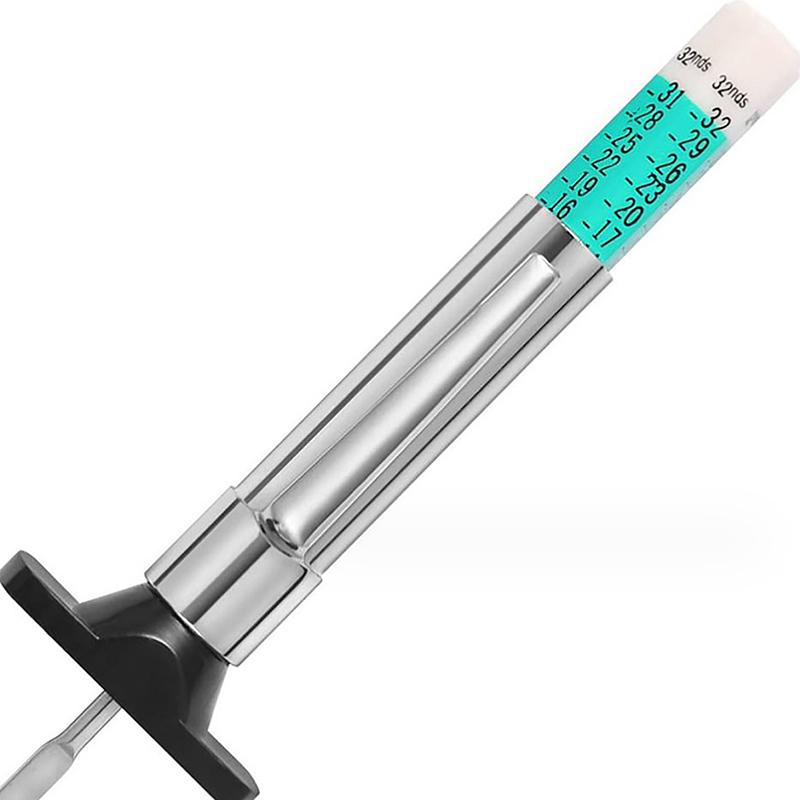25Mm Car Tyre Tire Tread Depth Gauge Meter Auto Tire Wear Detection Measuring Tool Caliper Thickness Gauges Monitoring System