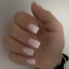 Long Square Fake Nials Pink White Orange Nail Tips Fashion False Nails  DIY