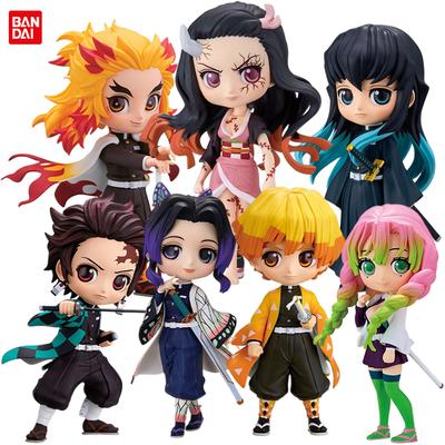 15 см Аниме Клинок, рассекающий демонов Kimetsu no Yaiba фигурка Камадо Танджиро Фигурка действия Агацума Зеницу Незуко Воин ПВХ Модель Игрушки
