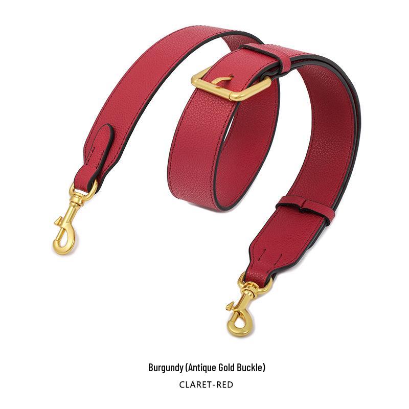 Универсальный широкий плечевой ремень из коровьей кожи с зернистой текстурой личи для сумки Dionysus (модель: MHS-A-9)