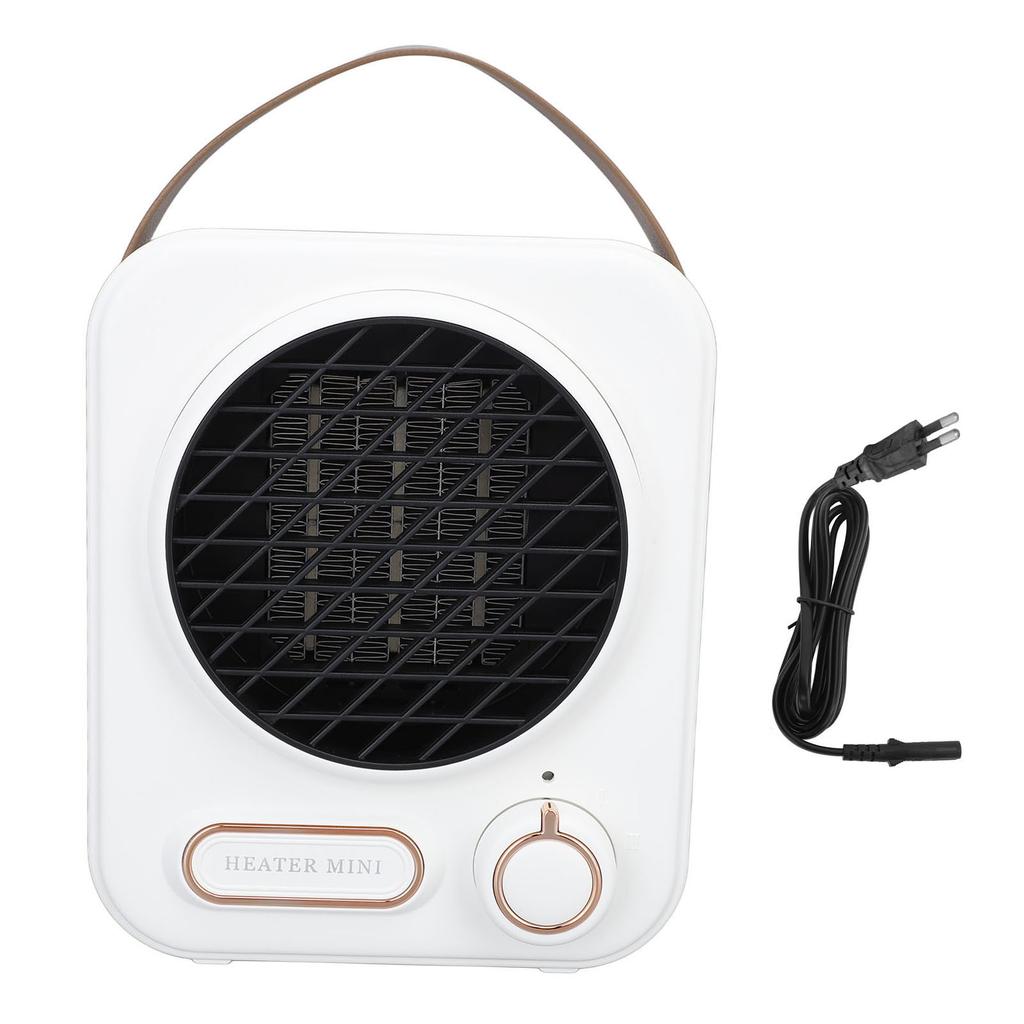 Portable Electric Space Heater PP 1000W Rapid Heating Overheat Protection Portable Heater Fan for