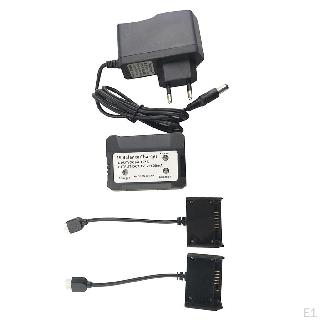 2-в-1 LiPo аккумулятор 2S 7,4 В Балансирное зарядное устройство для MJX Bugs 3 Pro B3pro
