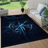 1pc Gear disc Print, Design Indoor Area Rug - Soft, Anti-Slip, and Durable Gaming Room Decor for Bedroom, Living Room