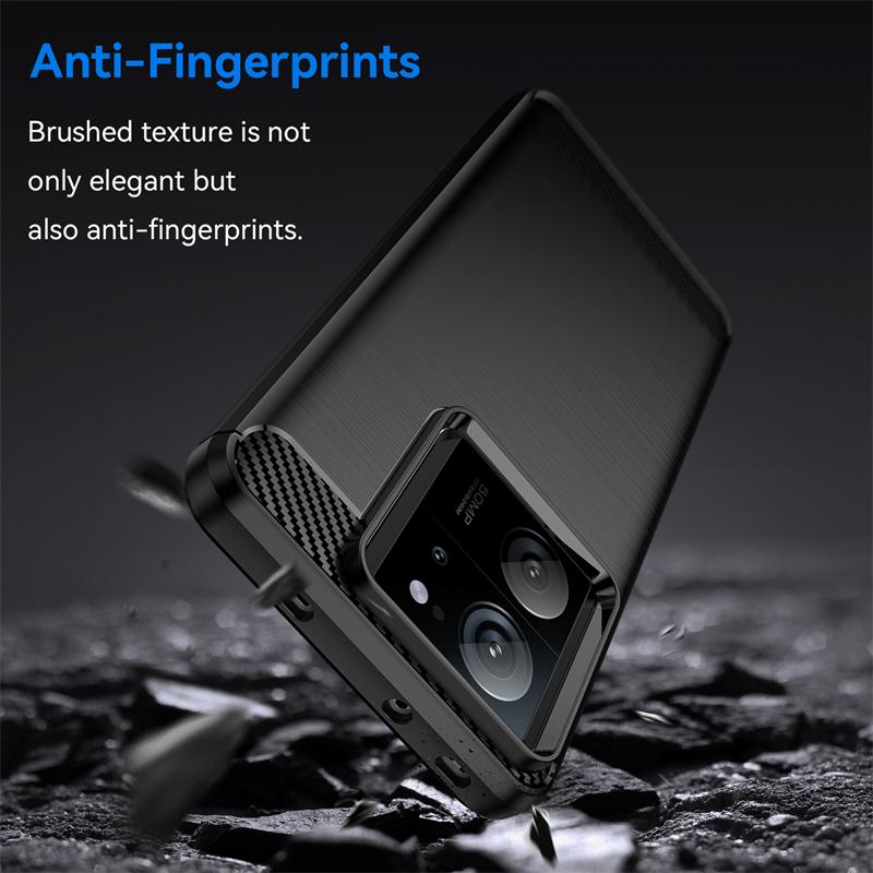 For Xiaomi 13T Pro Case Cover Xiaomi Mi 13T Pro Capas Phone Bumper Shockproof Carbon Fiber Soft TPU Cover For Mi 13T Pro Fundas