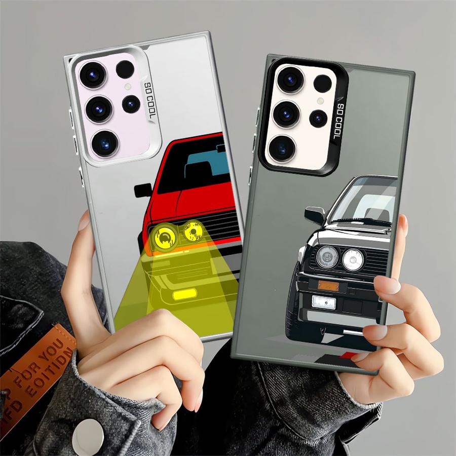 Чехол для телефона JDM Sprot Car для Samsung Galaxy S23 S20 FE S25Plus S24Ultra S21 S25 S24 FE Note 20 Ultra S22 Ultra Мягкий корпус