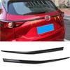 Для Mazda Cx5 Cx-5 KF 2017 18 19 20 21 Углеродная Накладка на Крышку Заднего Багажника Задняя Дверь Багажника Защитная Молдинг-полоса Отделка