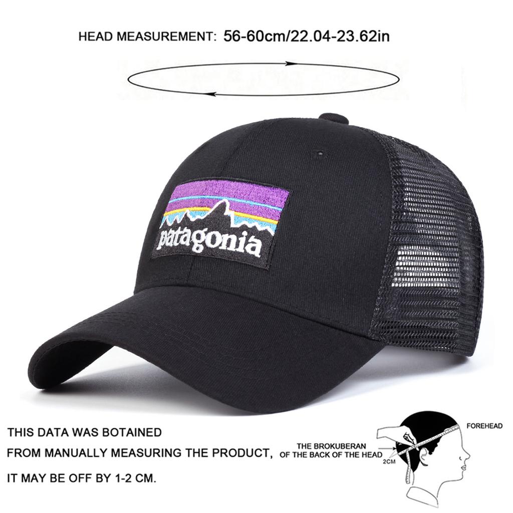 Унисекс Кепка бейсболка с вышивкой букв и горного хребта, регулируемая, в стиле хип-хоп, сетчатая, солнцезащитная, для весны и лета, для активного отдыха, путешествий, для женщин и мужчин