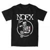 Новинка Пьяная группа Nofx Рок-группа Футболка Мужчины Женщины Хлопковые Футболки Рубашка Оригинальная Одежда Унисекс Футболка
