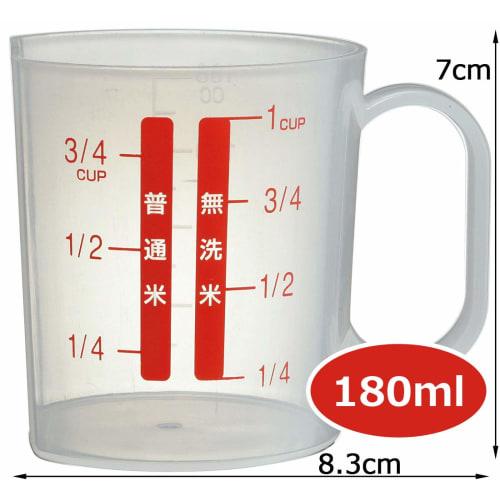 Skater Rice Measuring Cup, Basic, Made in Japan, 180ml, RCA1