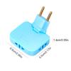 Вращающаяся на 180 градусов розетка 3-в-1 EU Plug Converter Удлинитель для путешествий EU Multi-Plug Тонкий беспроводной адаптер для розеток Розетки
