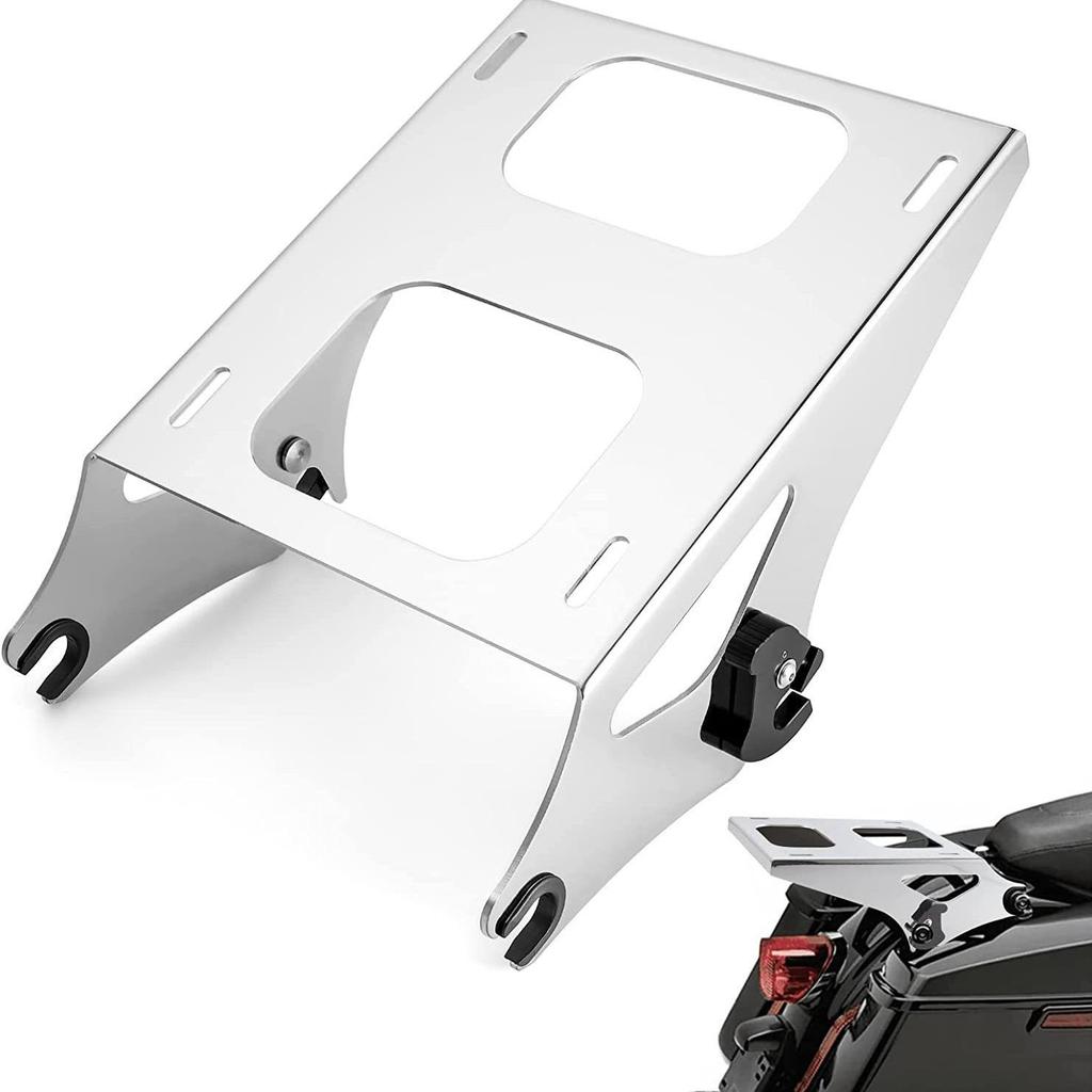 Багажник с быстросъемной стойкой для Harley Road King Traveler и Street Glide 14-22