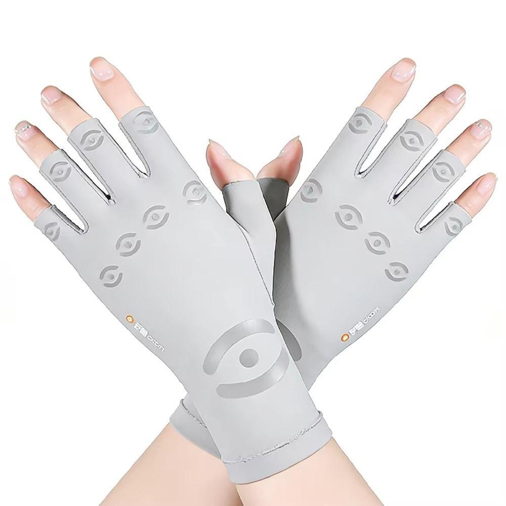 Breathable Fabric Fingerless Gloves Compression Wrap Arthritis Hand Wraps Daily Hand Support