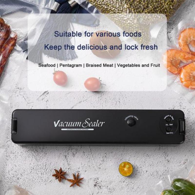 Вакуумный упаковщик, автоматический вакуумный упаковщик для пищевых продуктов, мощная всасывающая машина с вилкой европейского стандарта, машина для консервации пищевых продуктов