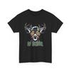 Bucked' 100 Days Of School Deer Student Boy Girls 100th Day T-Shirt
