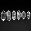 Healing Stone Reiki Treatment Double-pointed Hexagonal Wand Clear Crystal Obelisk White Quartz