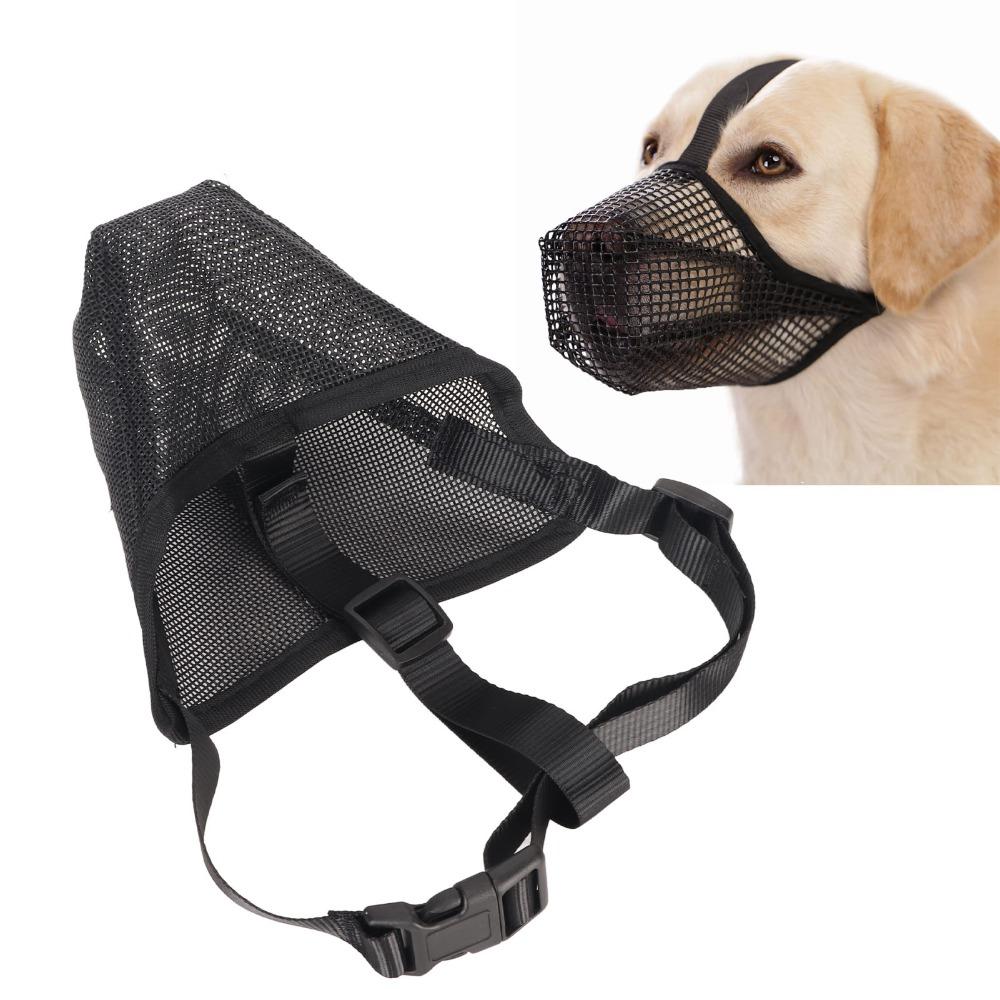Long Snout Dog Mouth Cover Lightweight Anti Bite Muzzle Dog Bark Stopper Medium Large Dogs