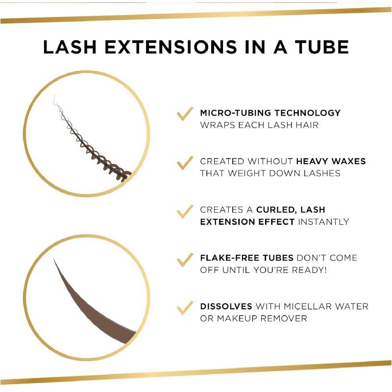 1PC popular Amazon curling slender eyelash primer non-smudging long-lasting styling mascara waterproof and lengthened