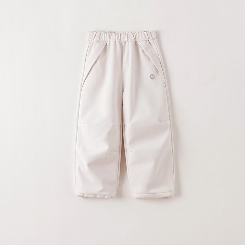 [Fleece-Lined] Mark Jenny Boys' Lightweight Warm Windproof Softshell Cargo Pants Baby Water-Repellent Pants Winter Wear 551302