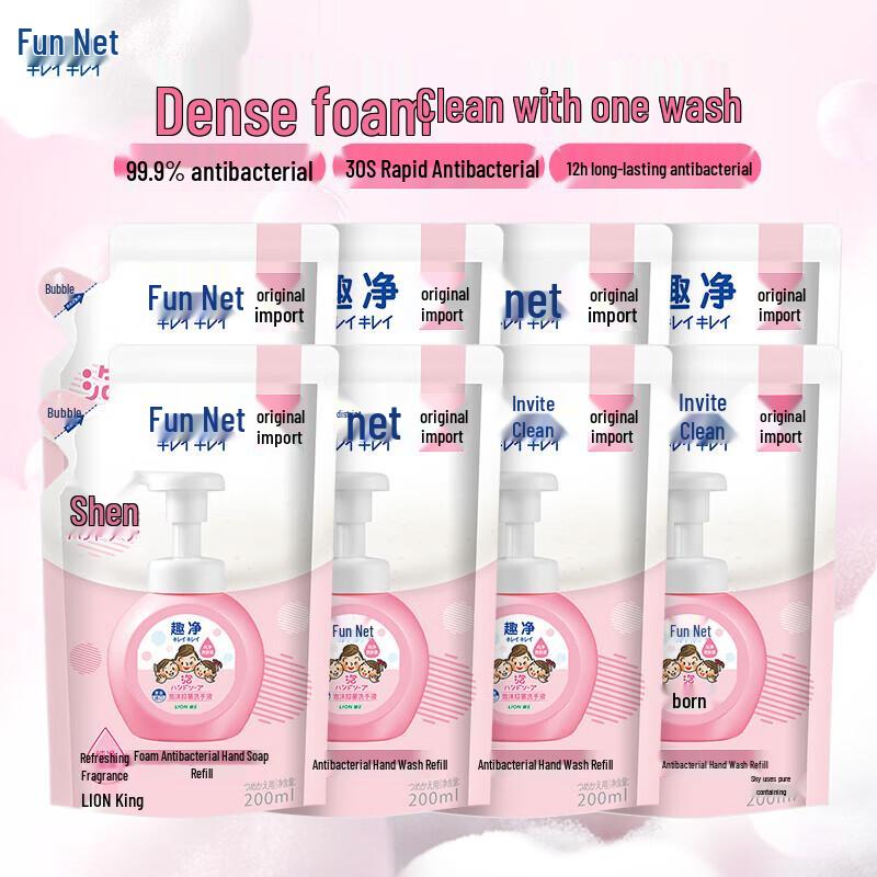 Пена для рук Lion Fun Clean с антибактериальным эффектом