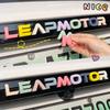 Для Leapmotor T03 Наклейка-эмблема с буквами на багажник, разноцветная, матово-черная, логотип автомобиля