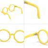 For Blythe Round Frame Clear Lens Eyeglasses Toys Eyewear Miniature Doll Glasses Plush Doll