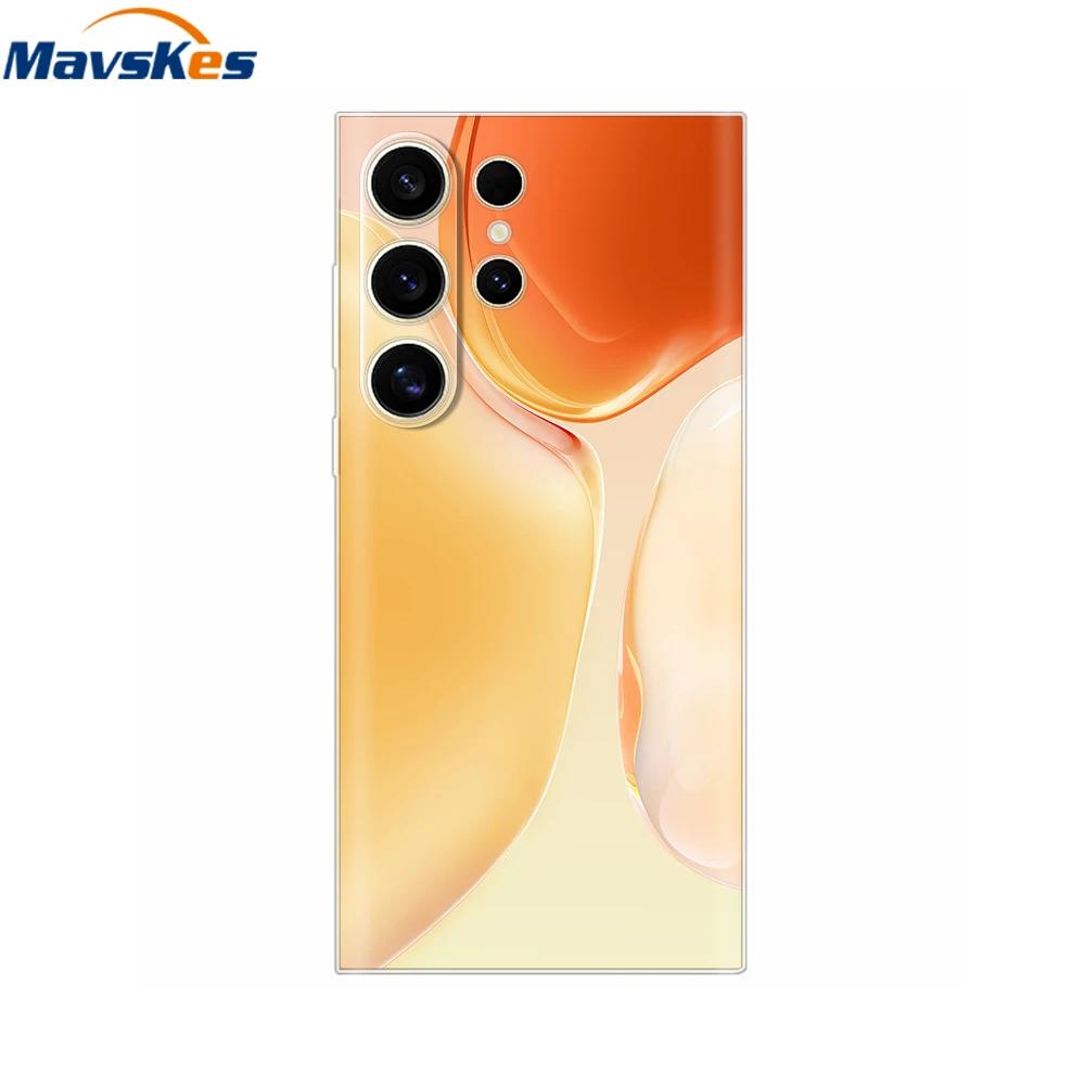 Чехол для Samsung S25 Ultra Милый Цветок Сердце Чехол Мягкий Силикон Матовый Защитный Fundas для Samsung Galaxy S25+ S25 s 25 Чехлы