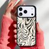Модный абстрактный арт-чехол-волна для iPhone 17 16 15 14 13 Pro Max Задняя крышка для 12 11 Pro Coque